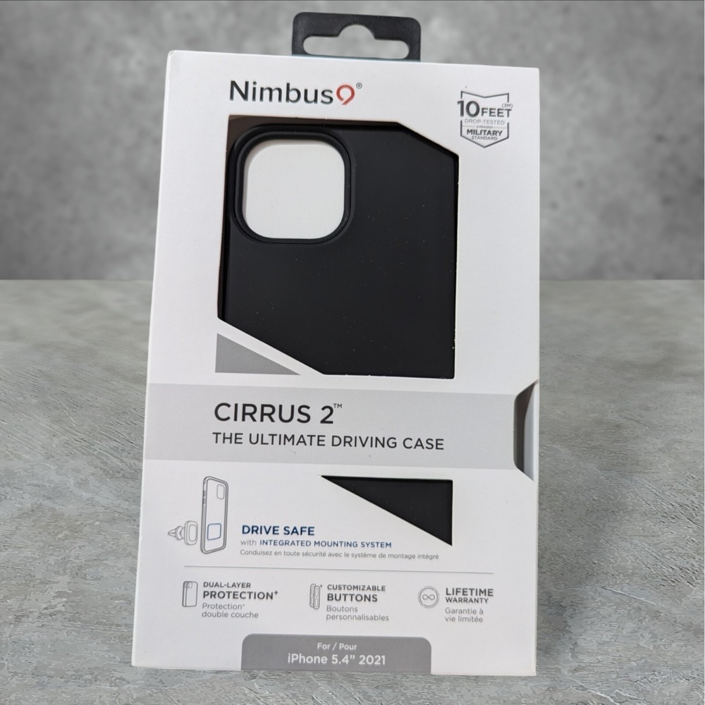 A5. Nimbus9 Cirrus 2 Case for Apple iPhone 5.4 2021 (iPhone 13 mini) In Black